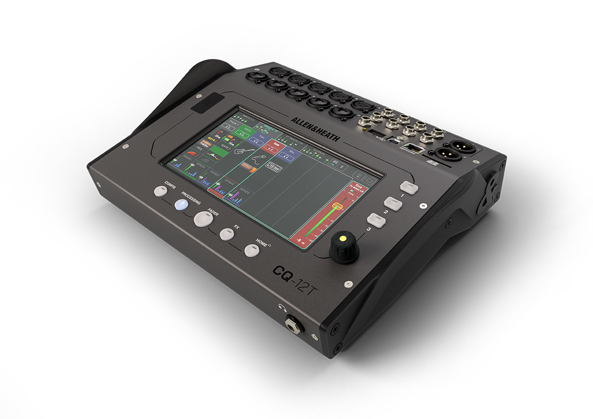 ALLEN & HEATH CQ-12T Table de mixage - Console numérique compacte 12 canaux Bluetooth tactile 7