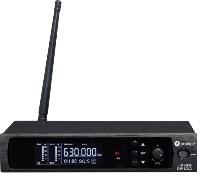 MICRO HF PRODIPE UHF M850 DSP SOLO LANEN 100 fréq. avec calage auto