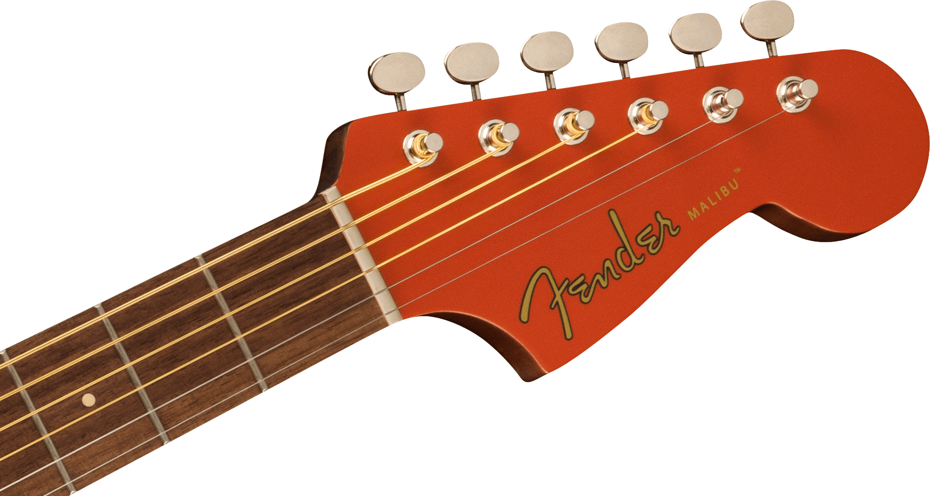 Guitare FENDER Malibu Player, Walnut Fingerboard, White Pickguard, Fiesta Red