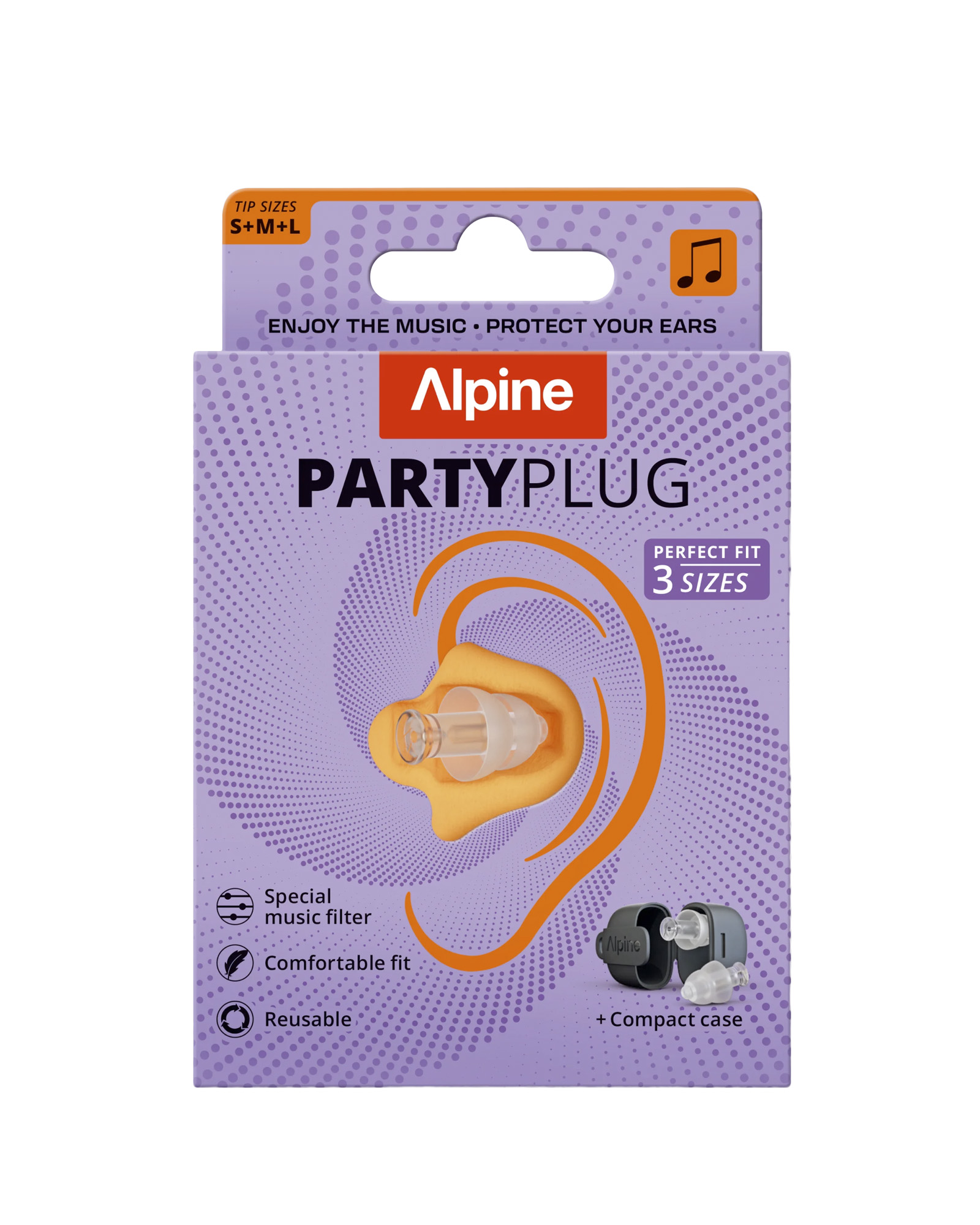 BOUCHONS ALPINE PARTYPLUG TRANSPARENT