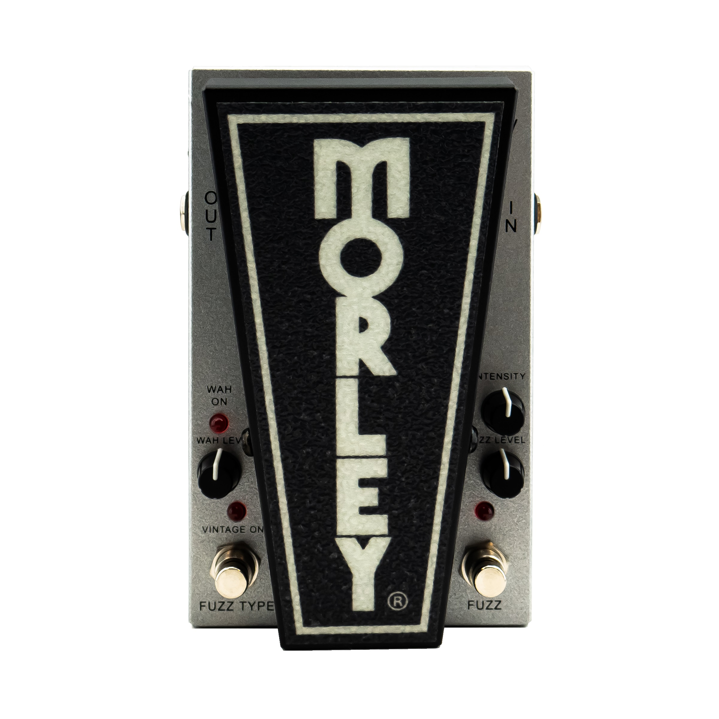 Morley 20/20 POWER FUZZ WAH - Pédale Wah Fuzz - grise