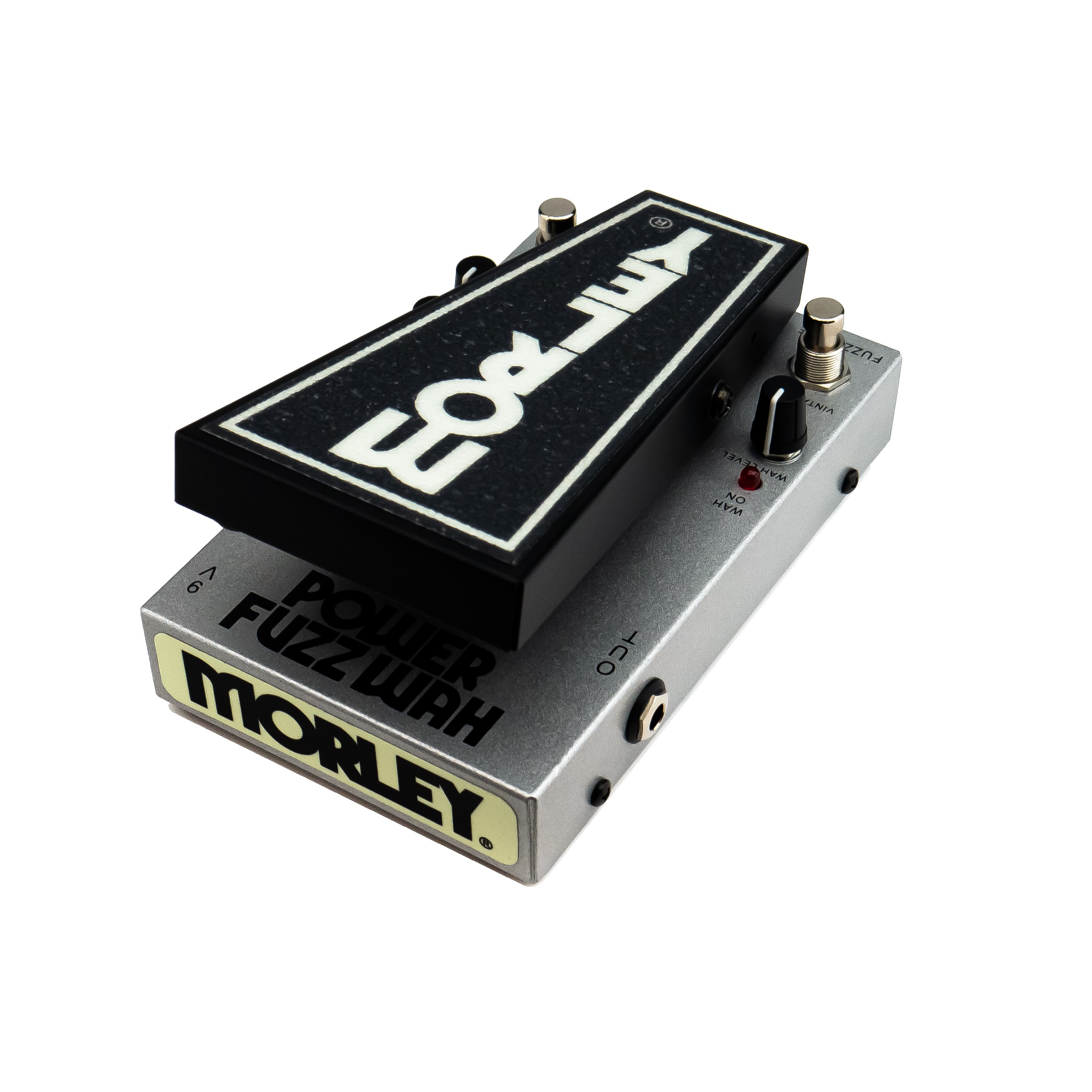 Morley 20/20 POWER FUZZ WAH - Pédale Wah Fuzz - grise