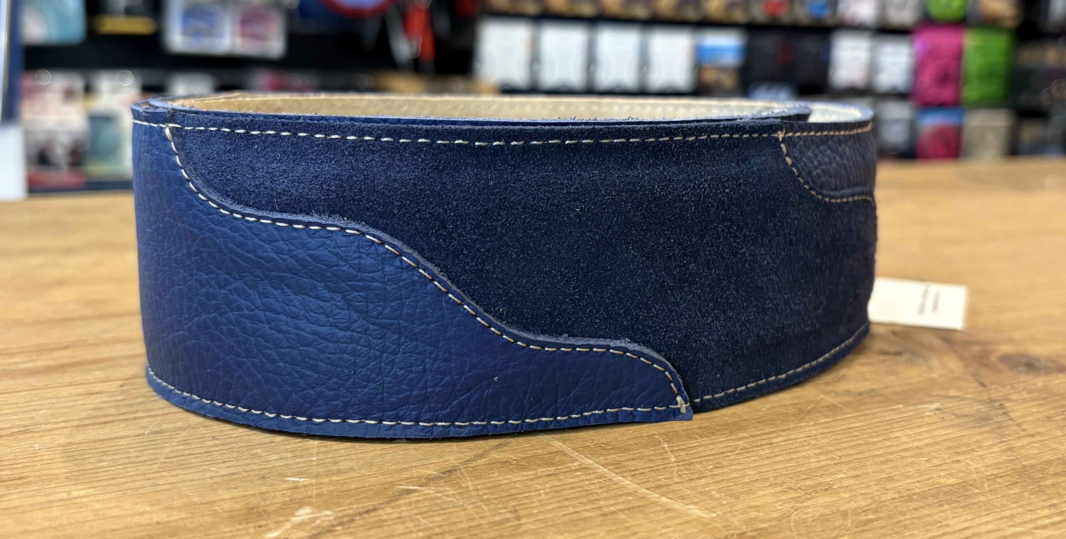 Sangle Patrick Bleses BG62 torino velours bleu