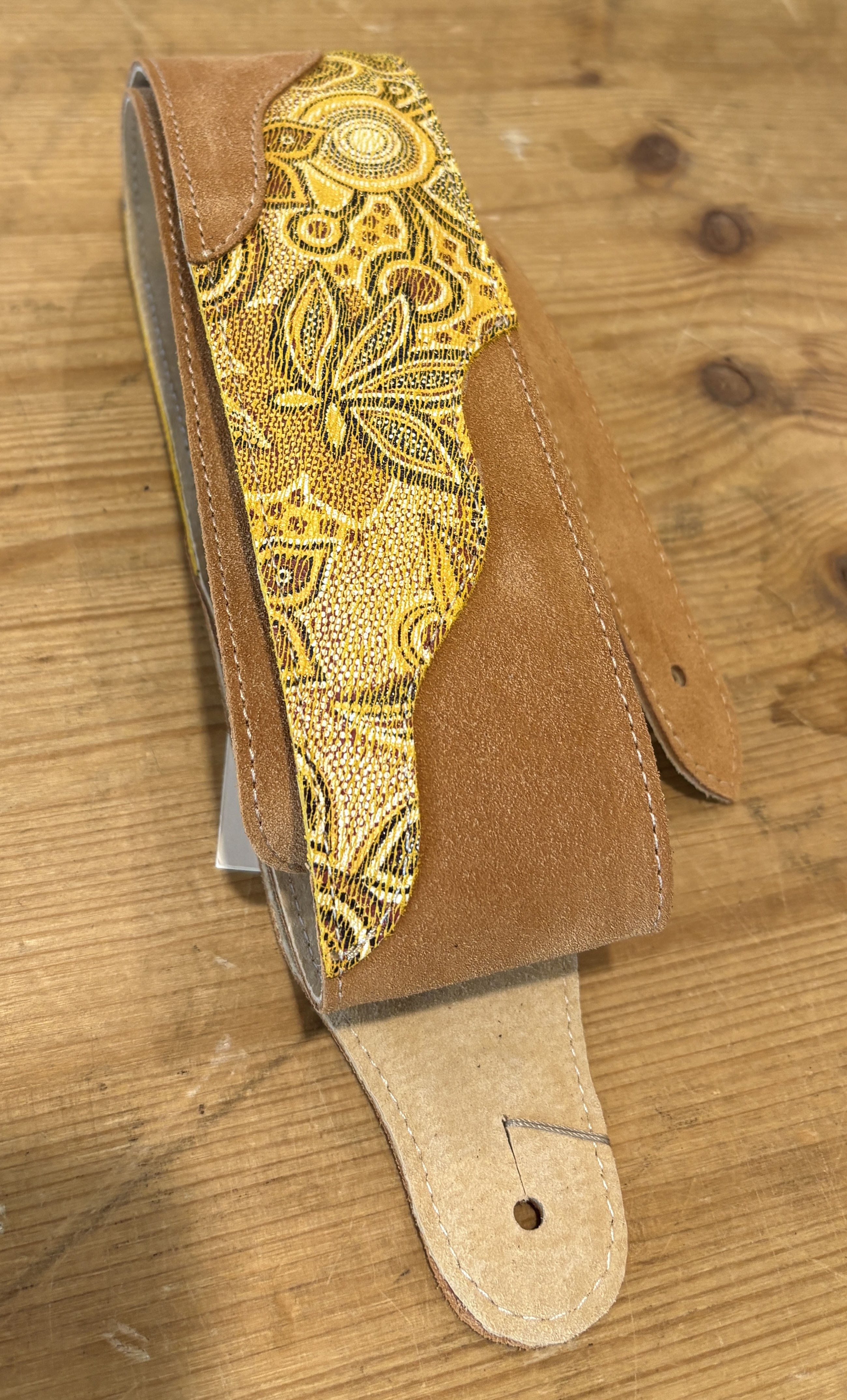 Sangle Patrick Bleses BG62 Velours Camel Kanap