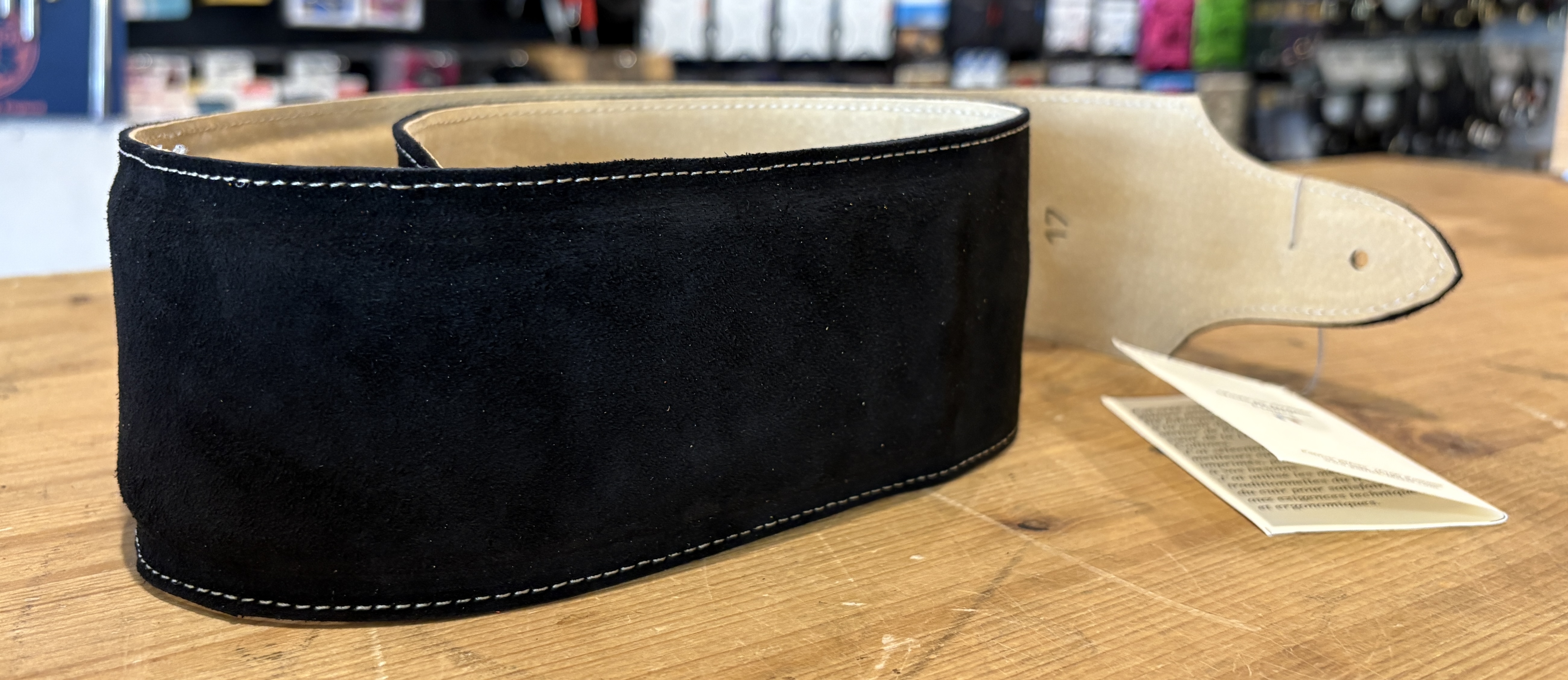 Sangle Patrick Bleses BG 17 Velours noir