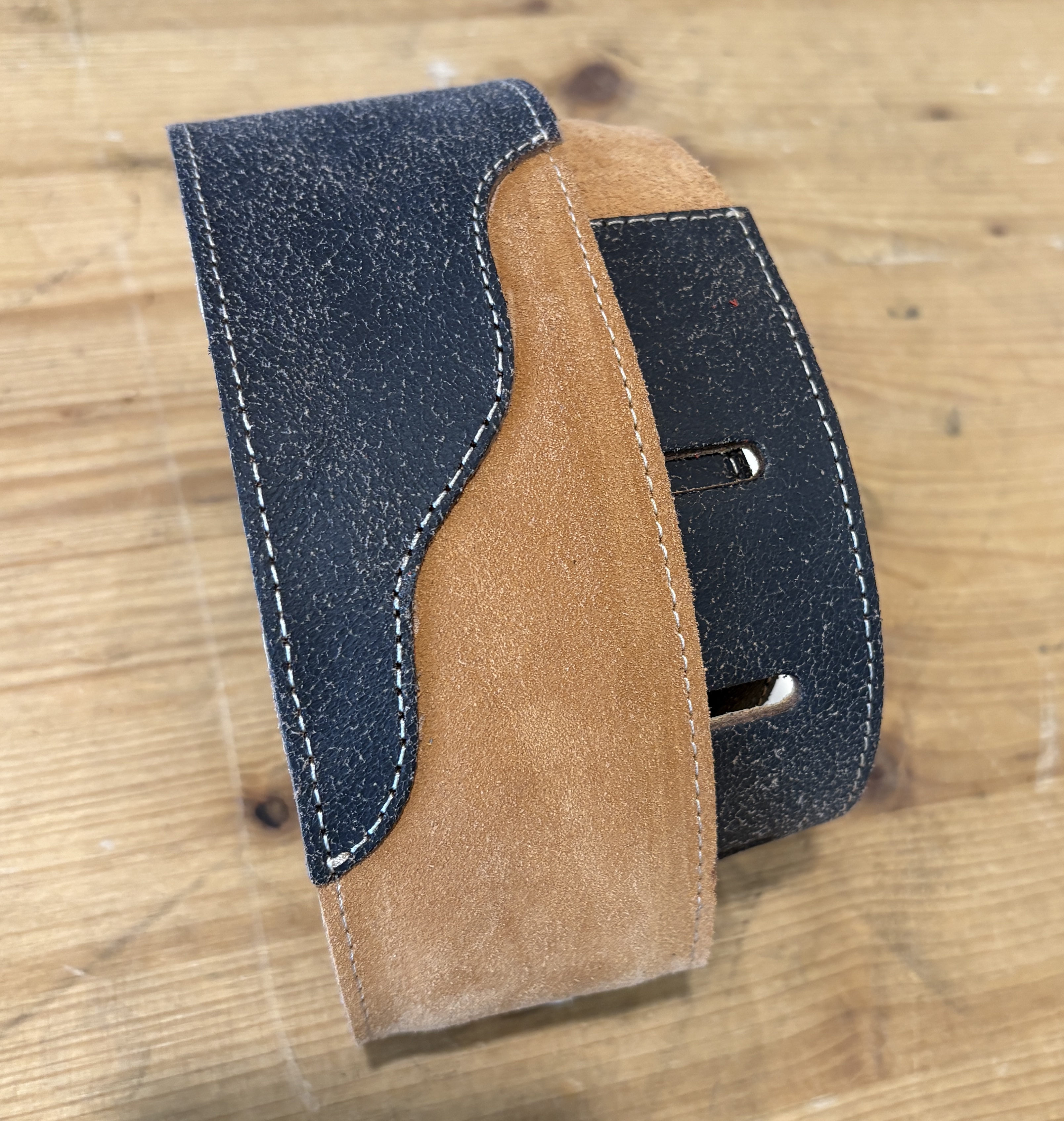Sangle Patrick Bleses BG 79 Aviateur Velours Camel