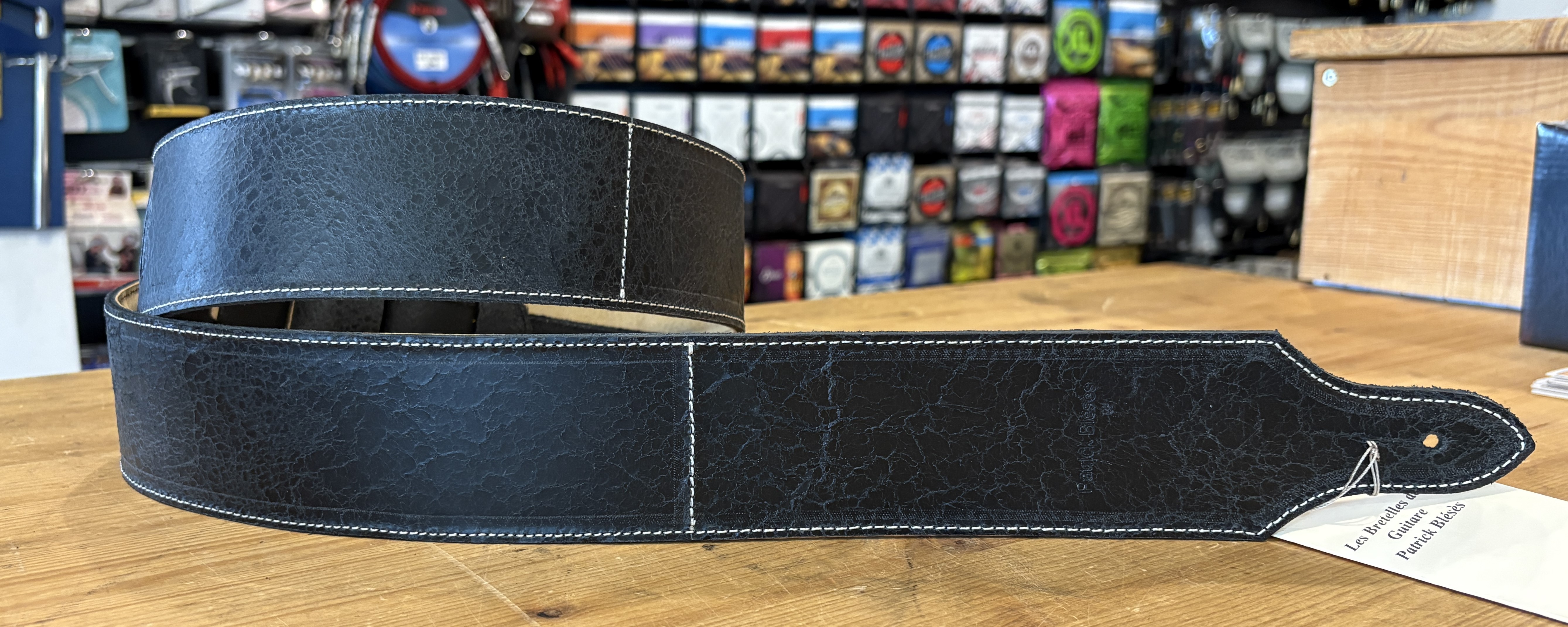 Sangle Longue Patrick Bleses BG 34R XL Gibi Noir +20cm