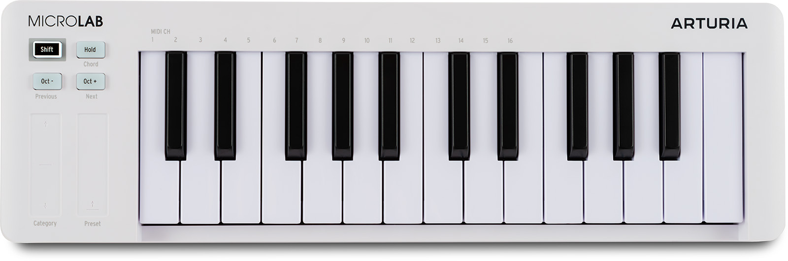 ARTURIA Clavier Maitre MICROLABMK3-WH Blanc