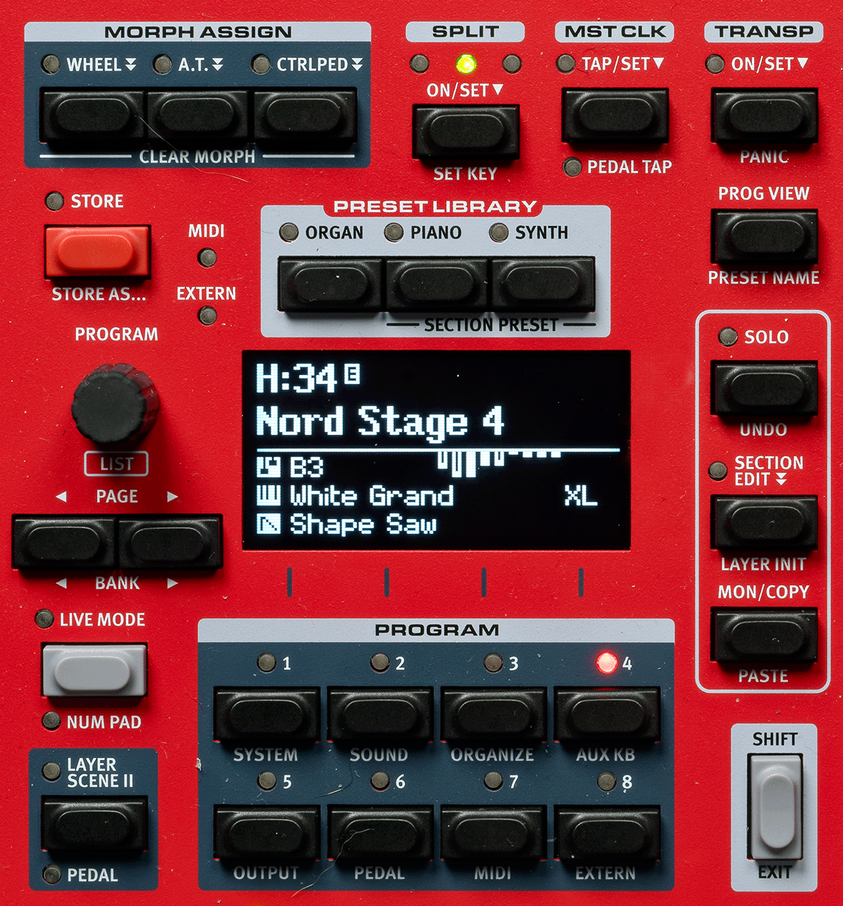 NORD Stage 4 - Clavier de scène 88 Notes toucher Lourd