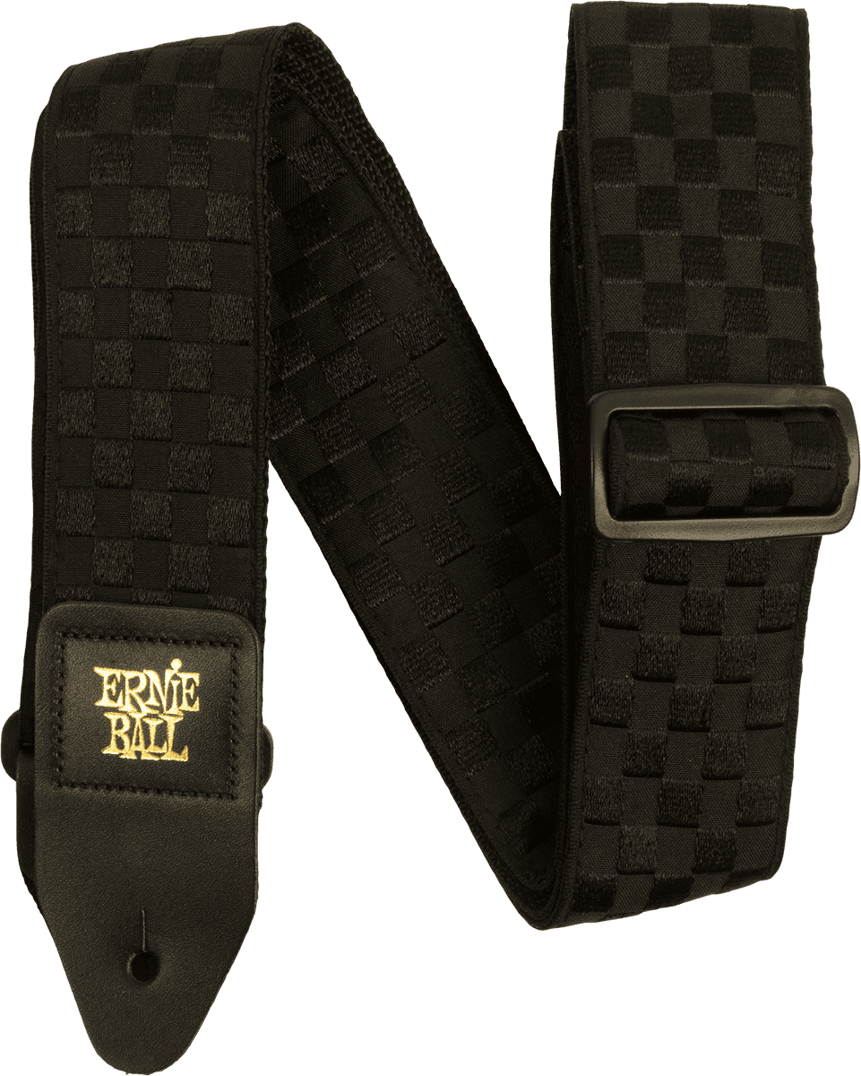 Sangle ERNIE BALL - 5341 Black Checkers