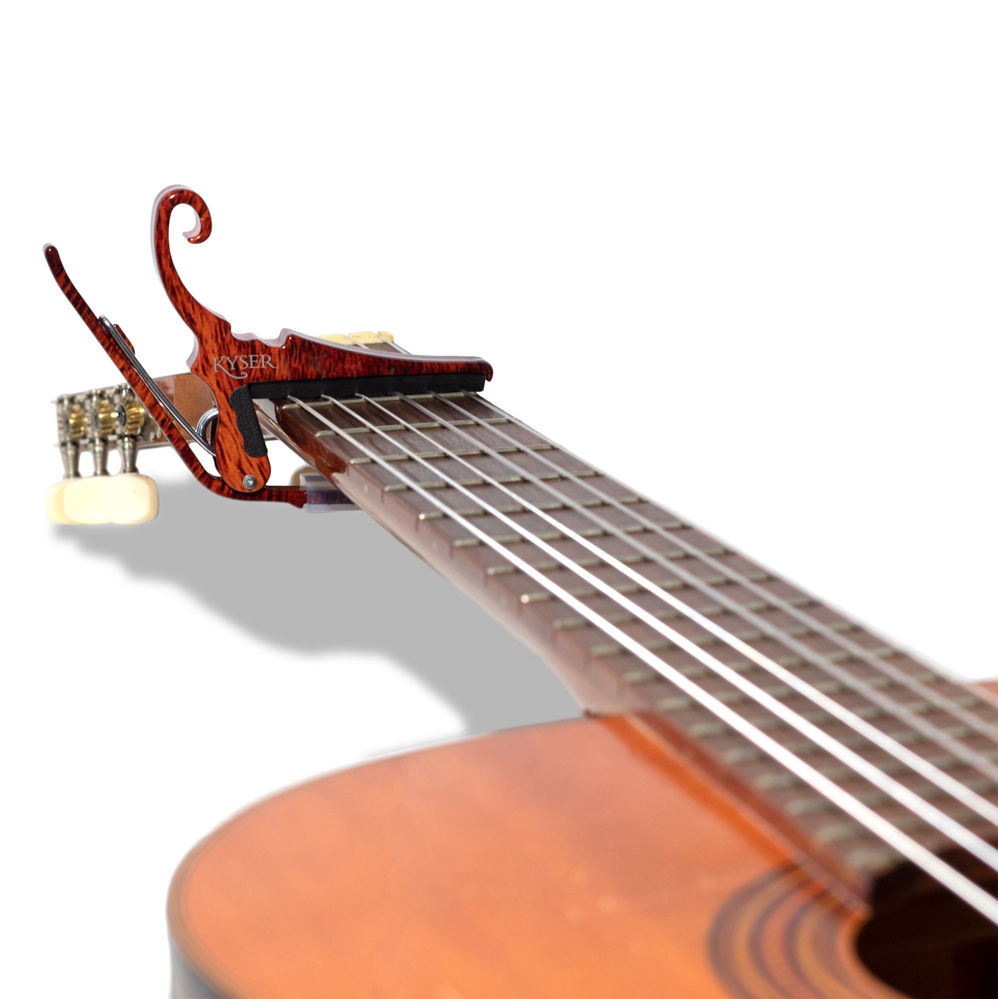 Kyser Capodastre Capodastre quick-change pour guitare classique Palissandre