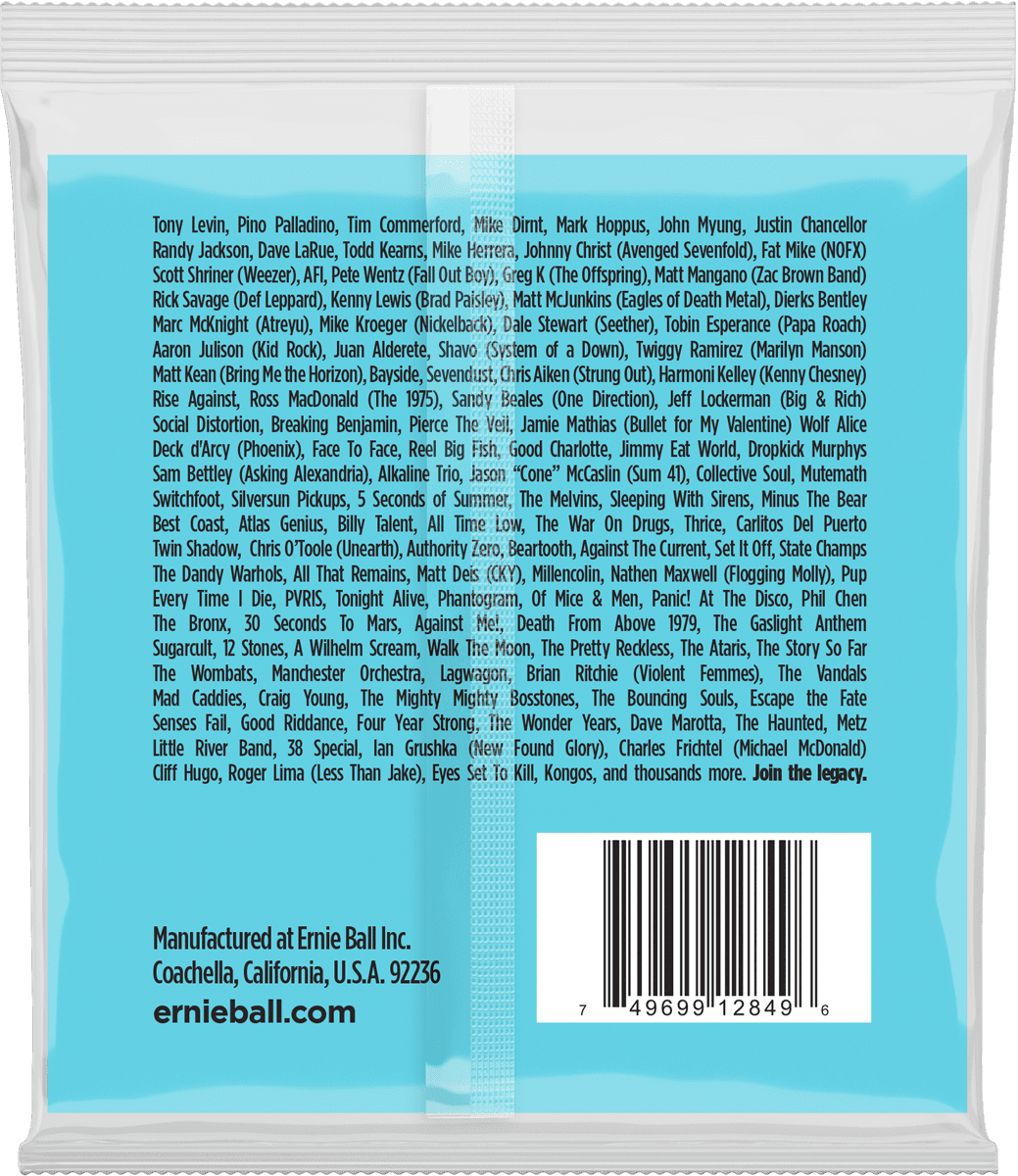 ERNIE BALL 2849 Cordes basse Slinky super long scale 45-65-85-105