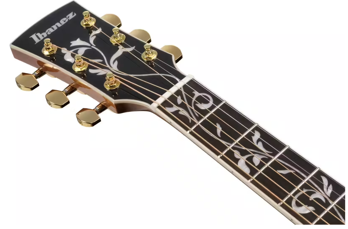 Guitare Ibanez AC391RCEBKH Black Top