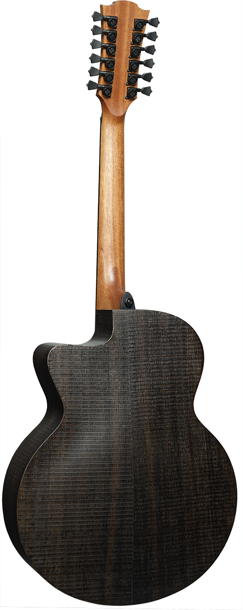 Guitare 12 Cordes Lag SAUVAGE J12CE Jumbo Pan-Coupé Électro