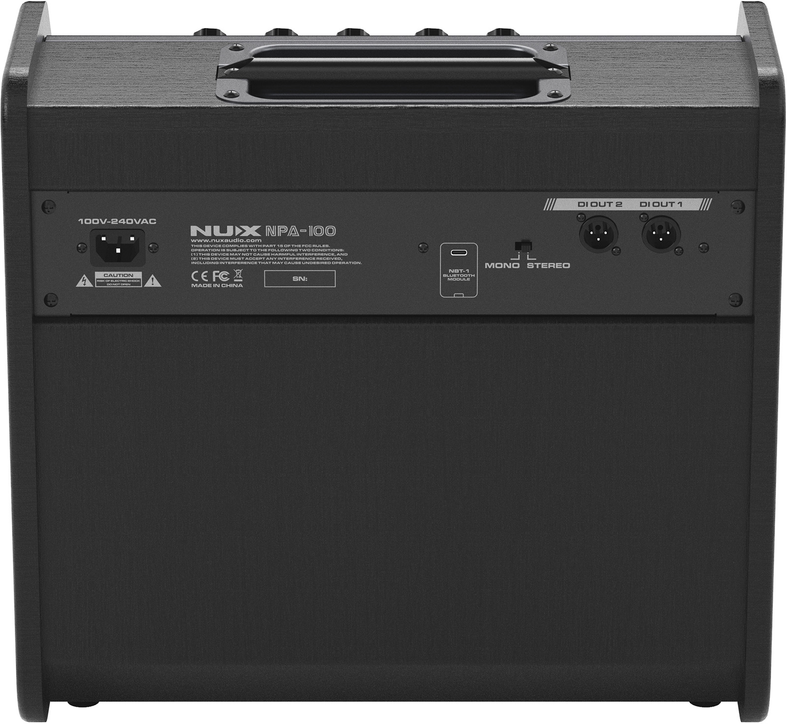 Ampli batterie électronique NUX NPA-100 - 120W Bluetooth