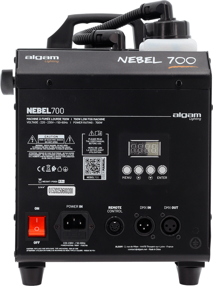 Machine à fumée lourde ALGAM LIGHTING NEBEL700 - 700W