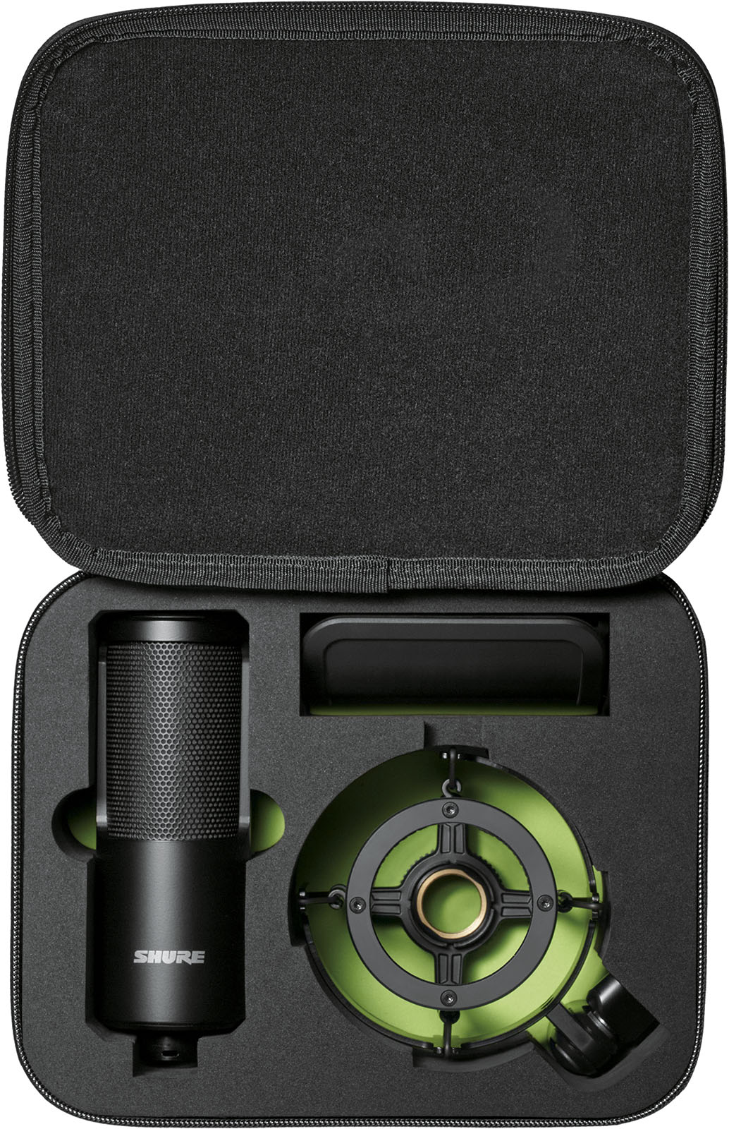 Micro SHURE SM4-K-KIT Studio - SM4 avec suspension, anti-pop et mallette