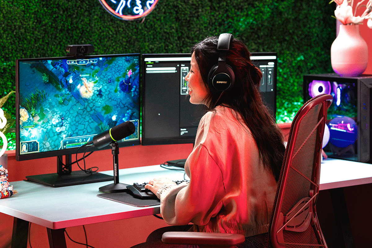 Micro SHURE MV6 Bureau / Podcast - Microphone de Gaming USB