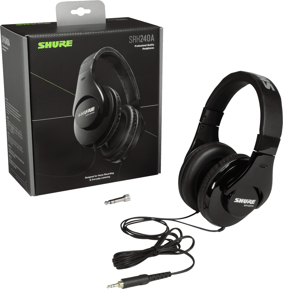 SHURE SRH240A-BK Casque nomade / studio fermé