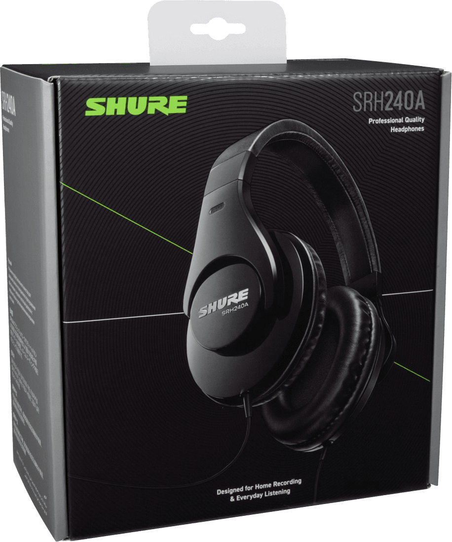 SHURE SRH240A-BK Casque nomade / studio fermé