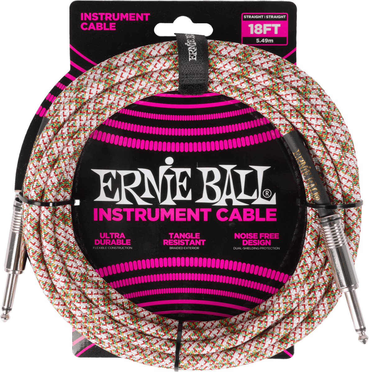 ERNIE BALL 6430 Câble Jack / jack 5,5m Emerald Argyle