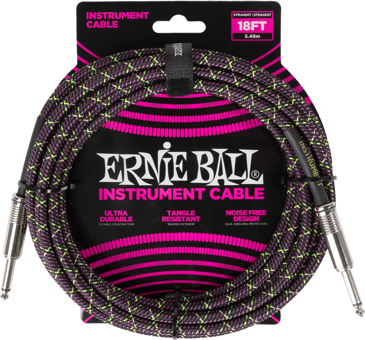 ERNIE BALL 6431 Câble Jack/jack 5,5m Purple Python Violet