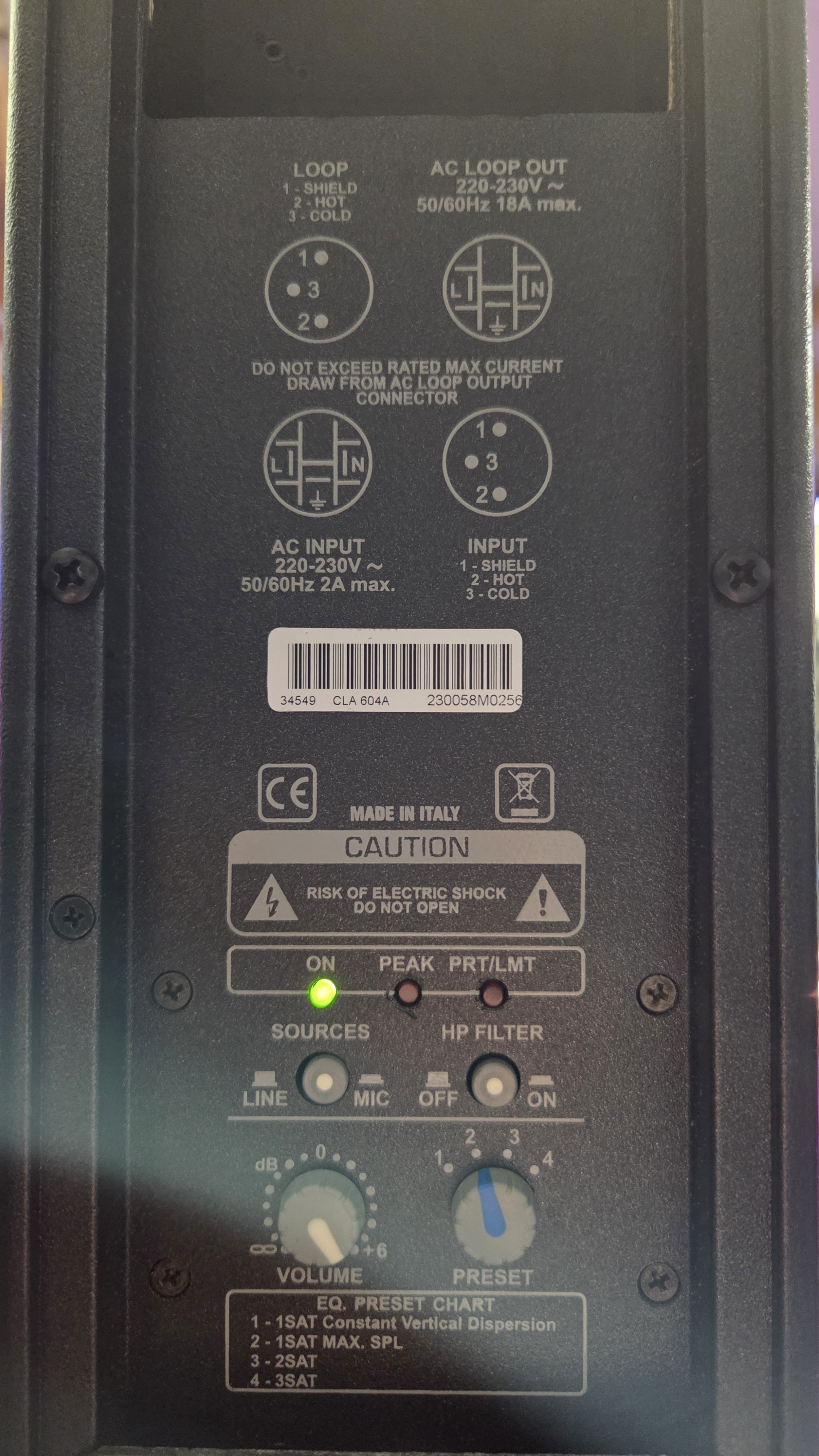 SYSTEME SON COLONNE FBT VERTUS 2200