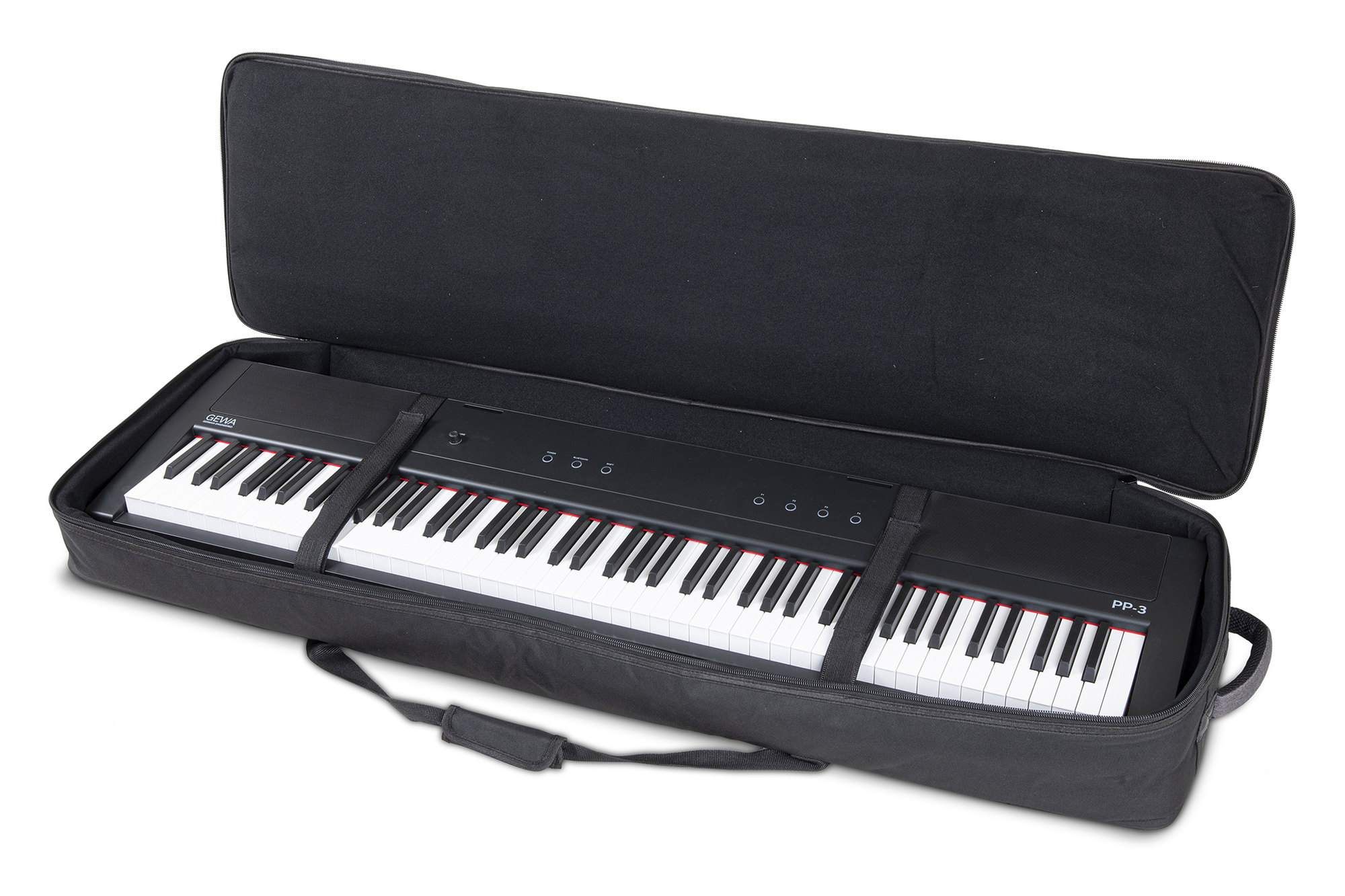 GEWA Housse piano numérique 88 touches Noir / Gris