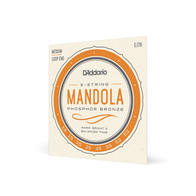 Cordes Mandole Phosphor Bronze Mandola, Medium, 15-52