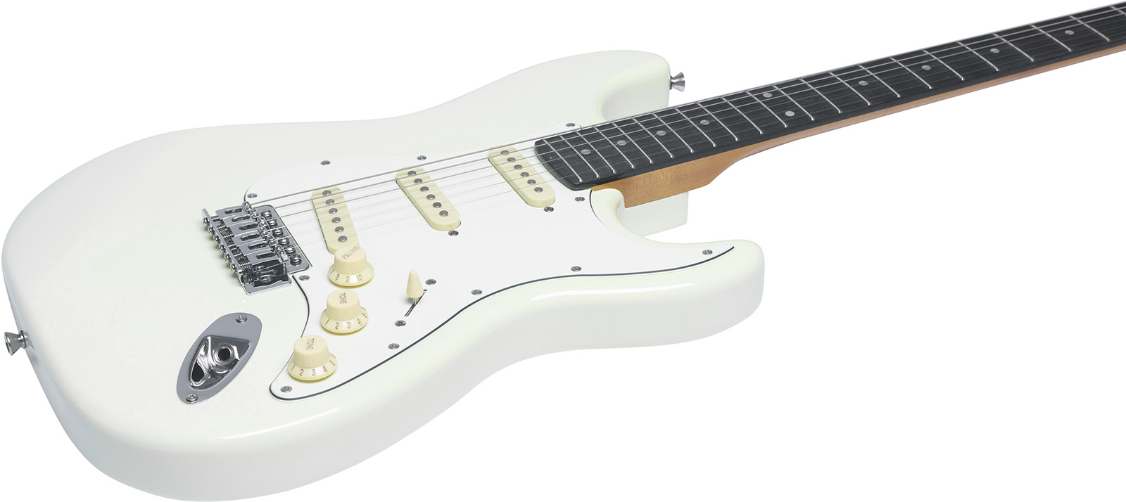 Guitares EKO ST300 WH Type Strat Vintage Olympic White