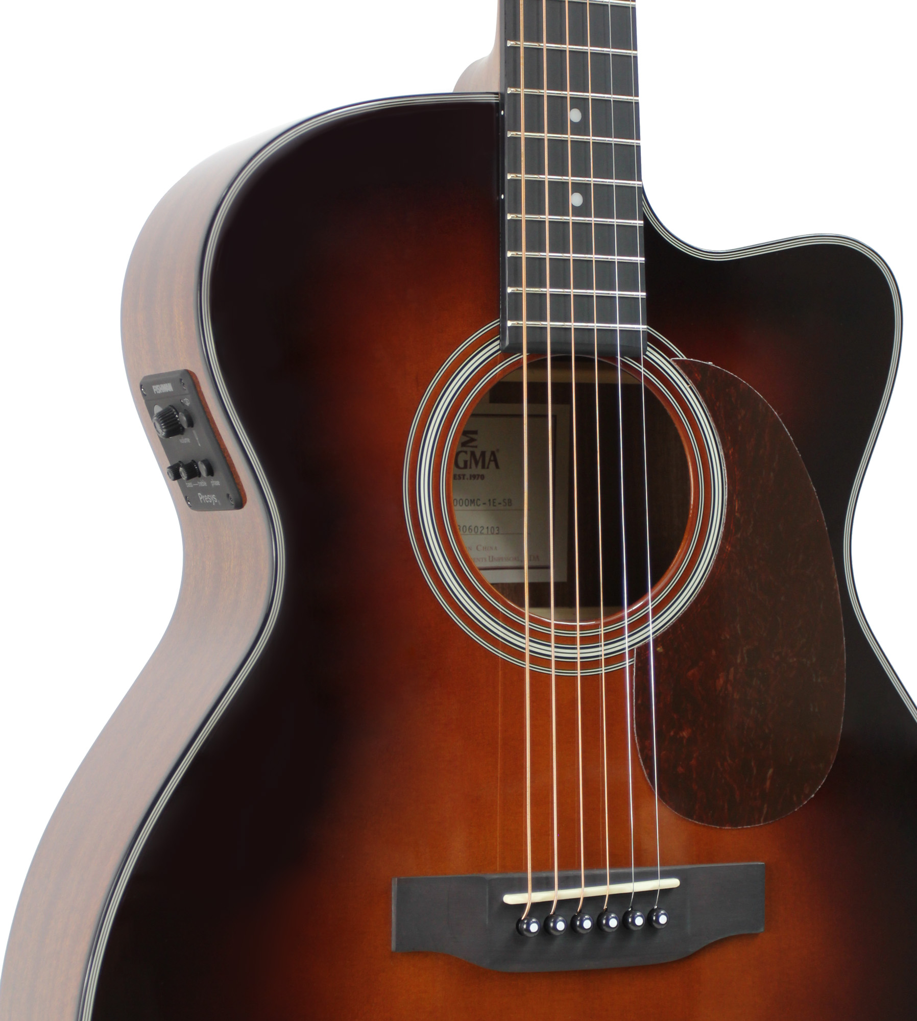 Guitare SIGMA SERIE 1 000MC-1E-SB SUNBURST