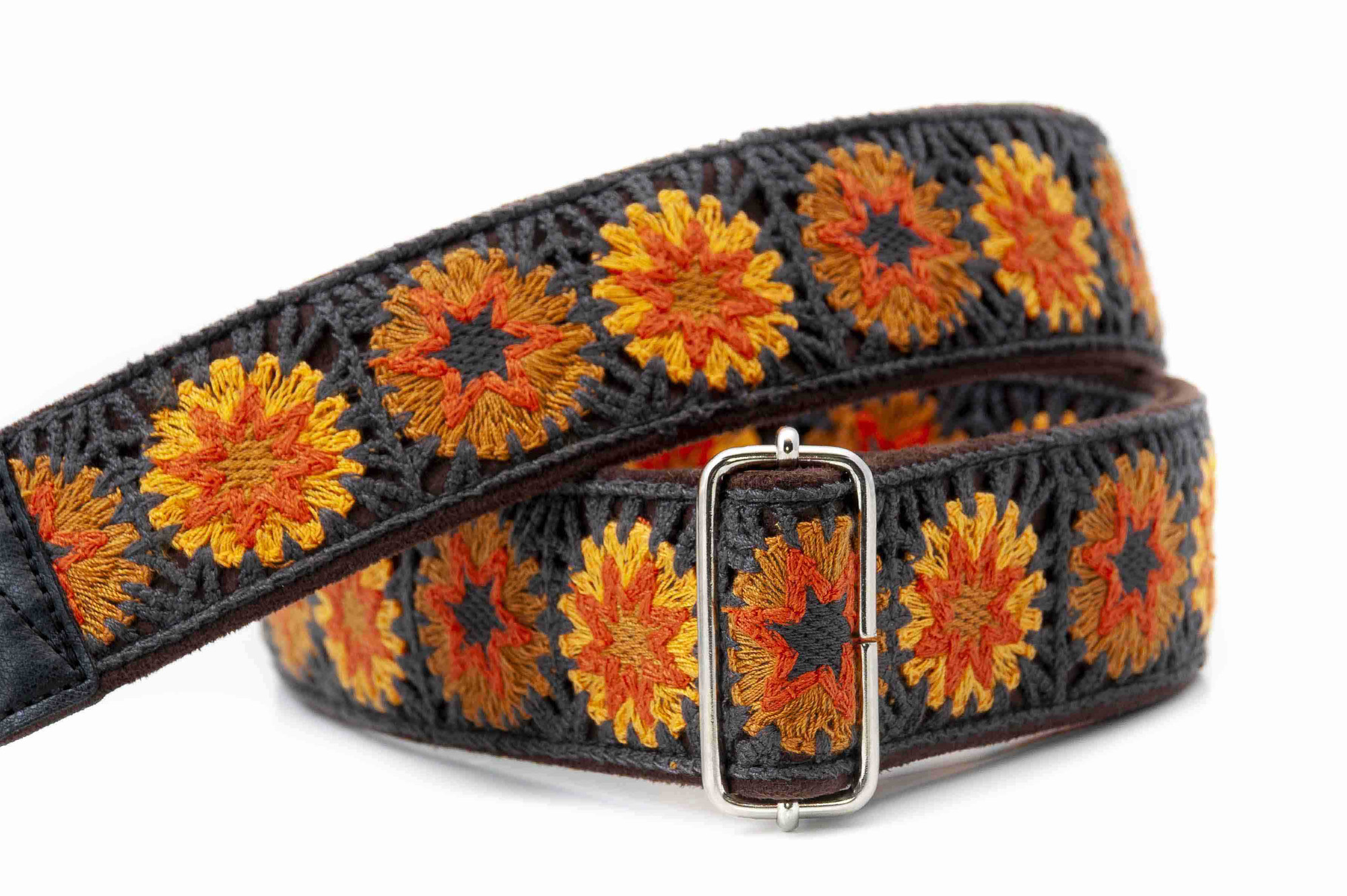 COURROIE VEGAN RIGHTON CROCHET BRUN