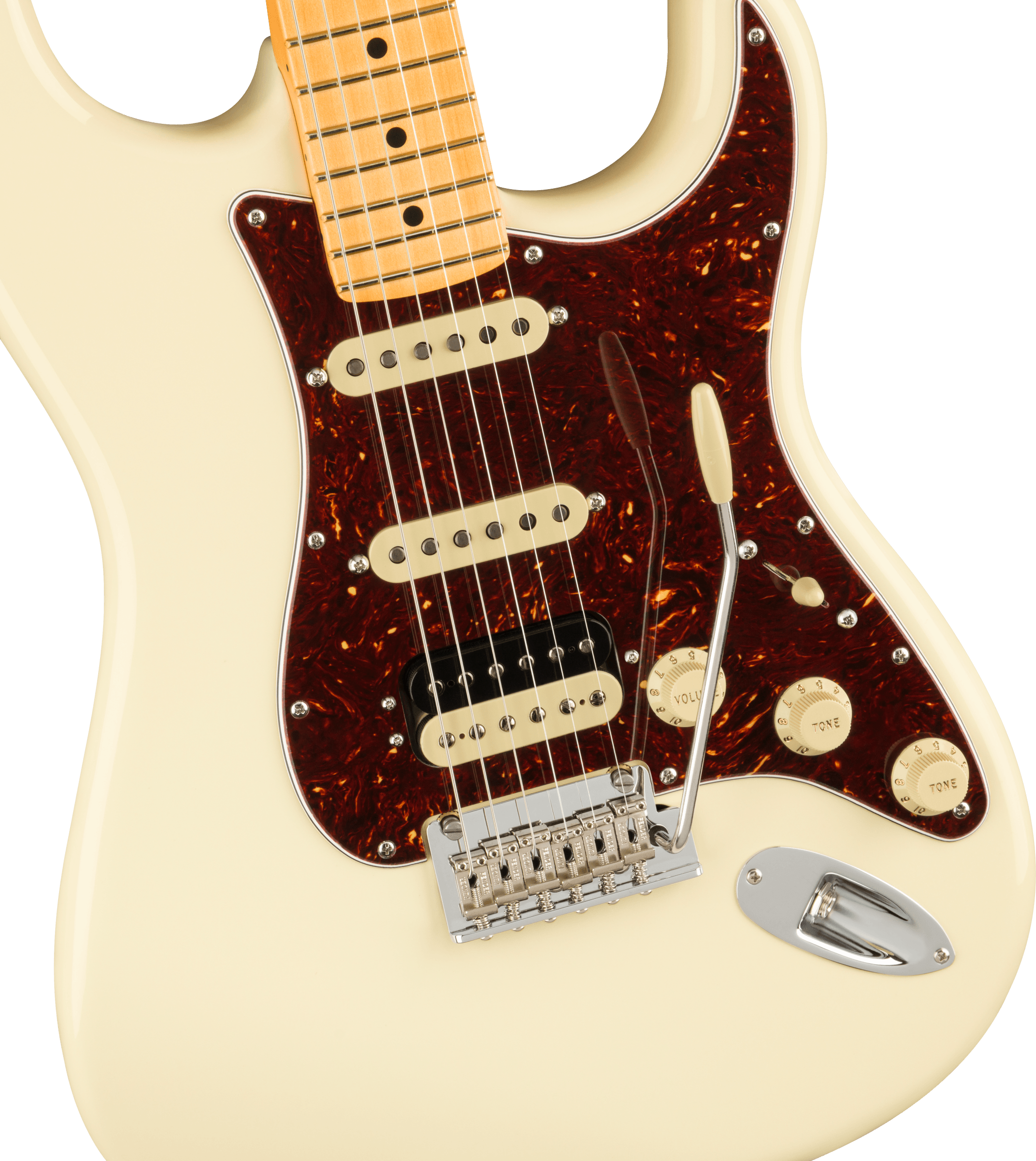 FENDER American Professional II Stratocaster® HSS, Maple Fingerboard, Olympic White
