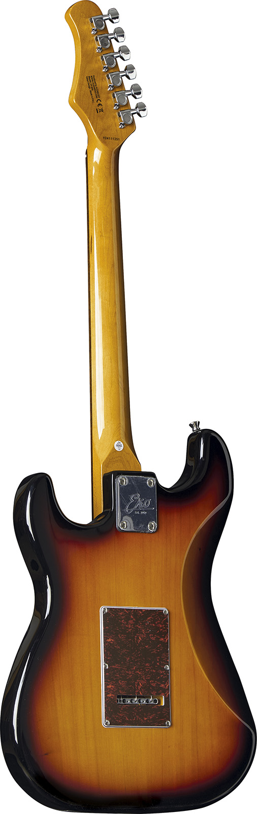 Guitare EKO ST350 SB - Type Strat Vintage HSS Sunburst