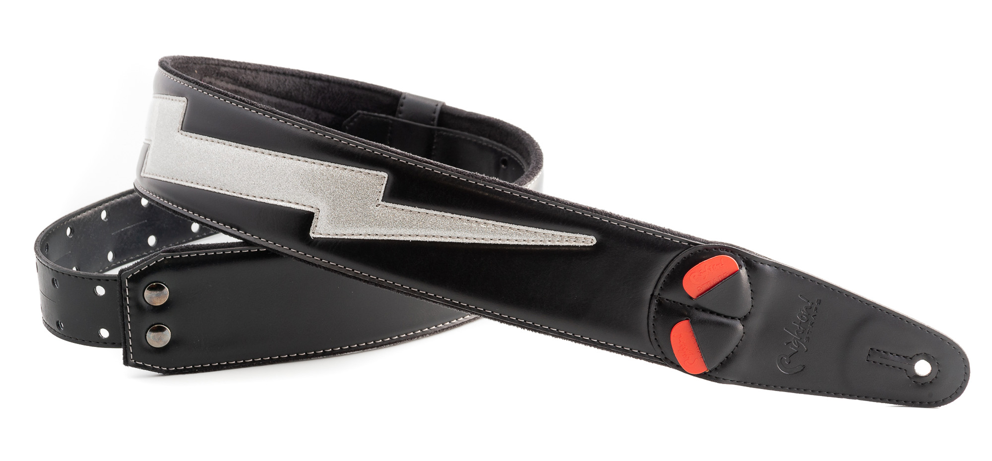 COURROIE VEGAN RIGHTON BOLT II SILVER