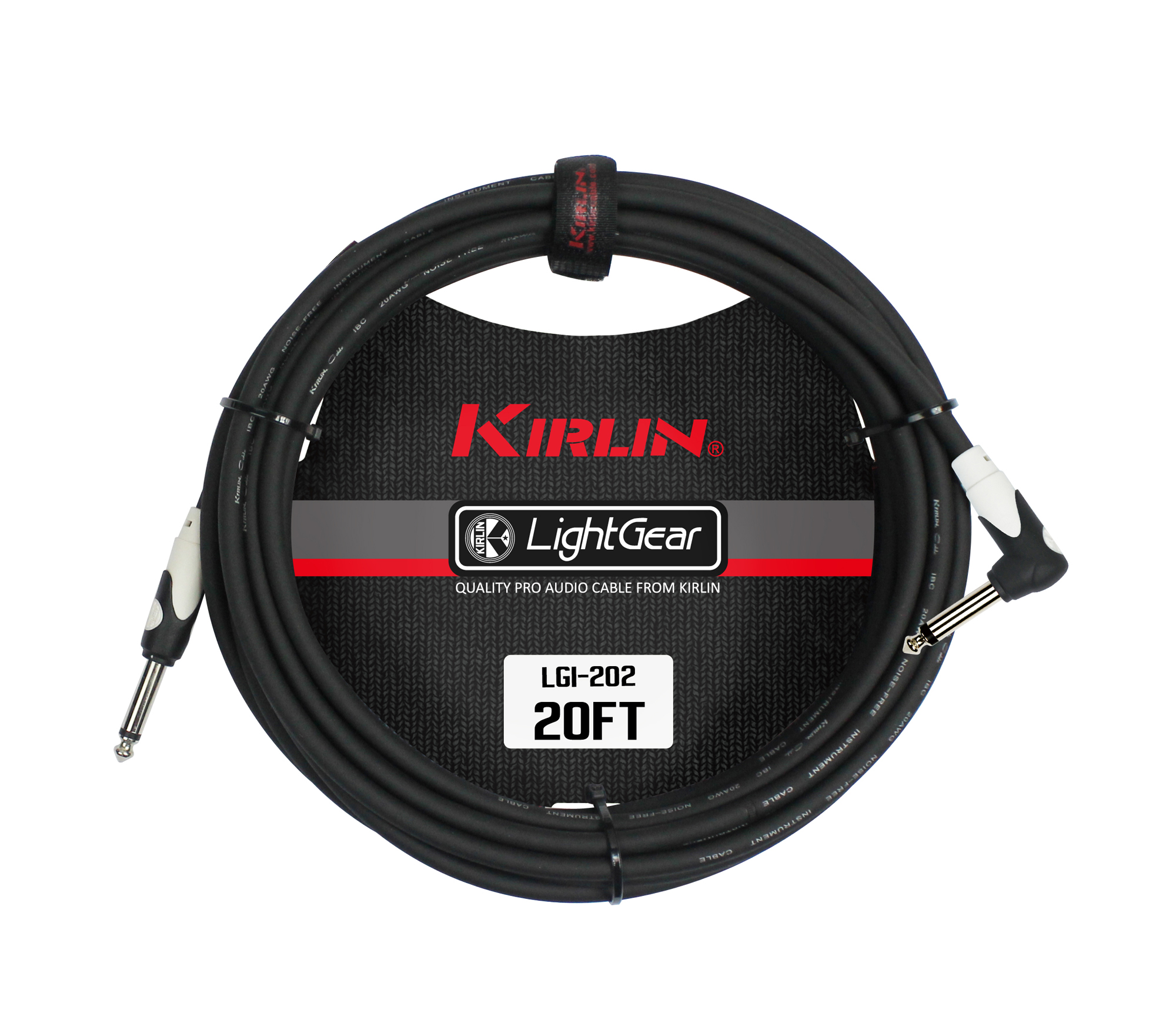 CABLE GUITARE KIRLIN 6M JACK JACK COUDE