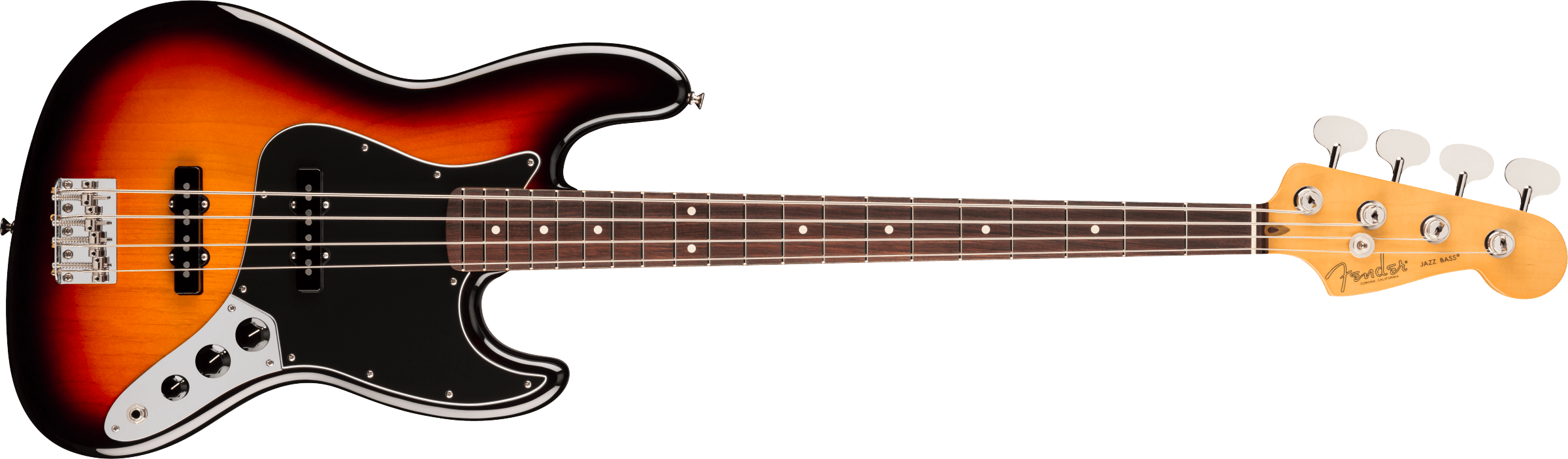 Fender American Professional Classic Jazz Bass 3-Color Sunburst avec housse
