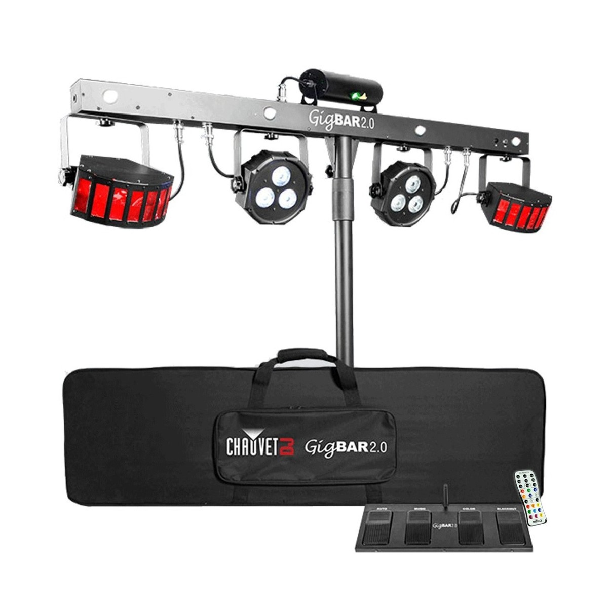 JEUX DE LUMIERES CHAUVET GIGBAR2 Pack lumière + stand + pédalier