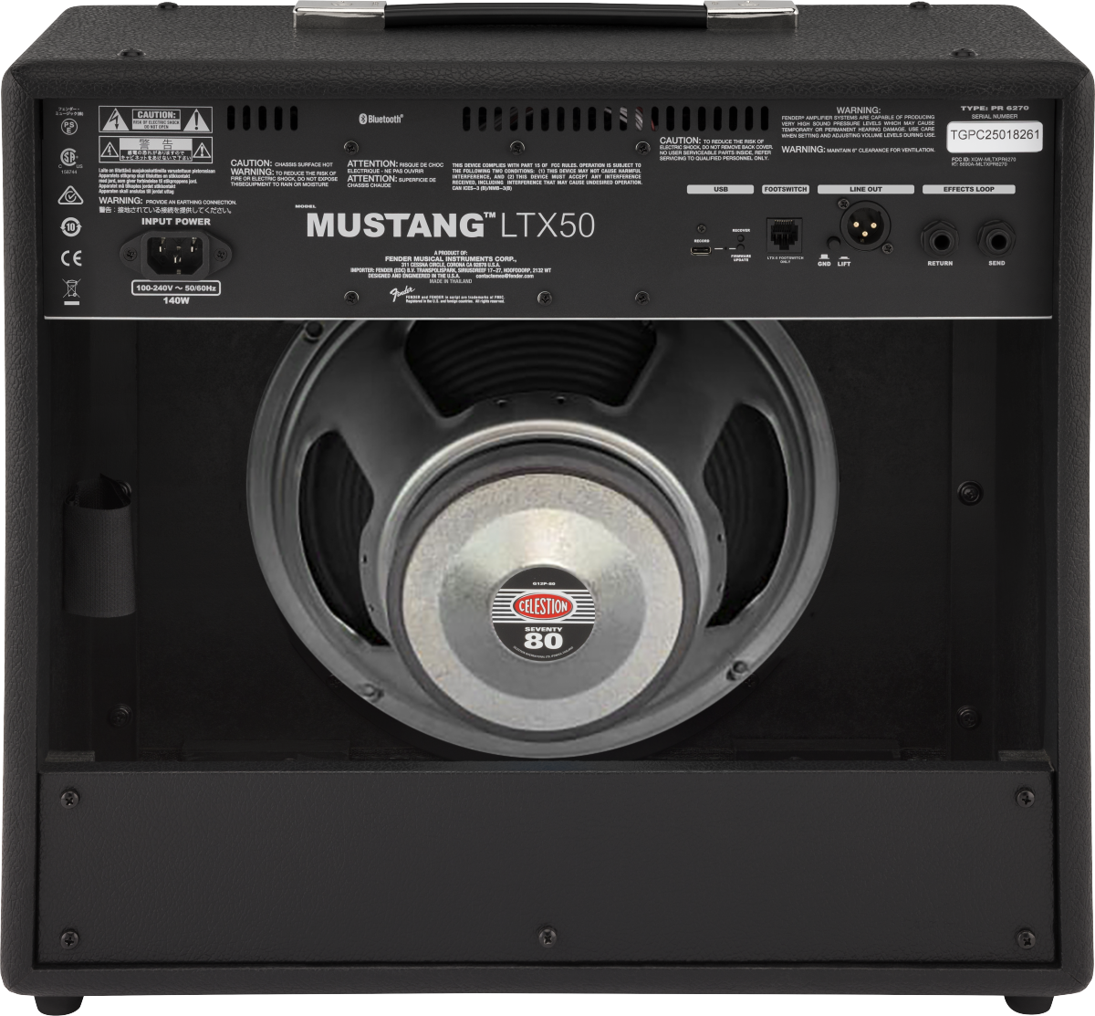 Ampli combo Fender Mustang LTX 50