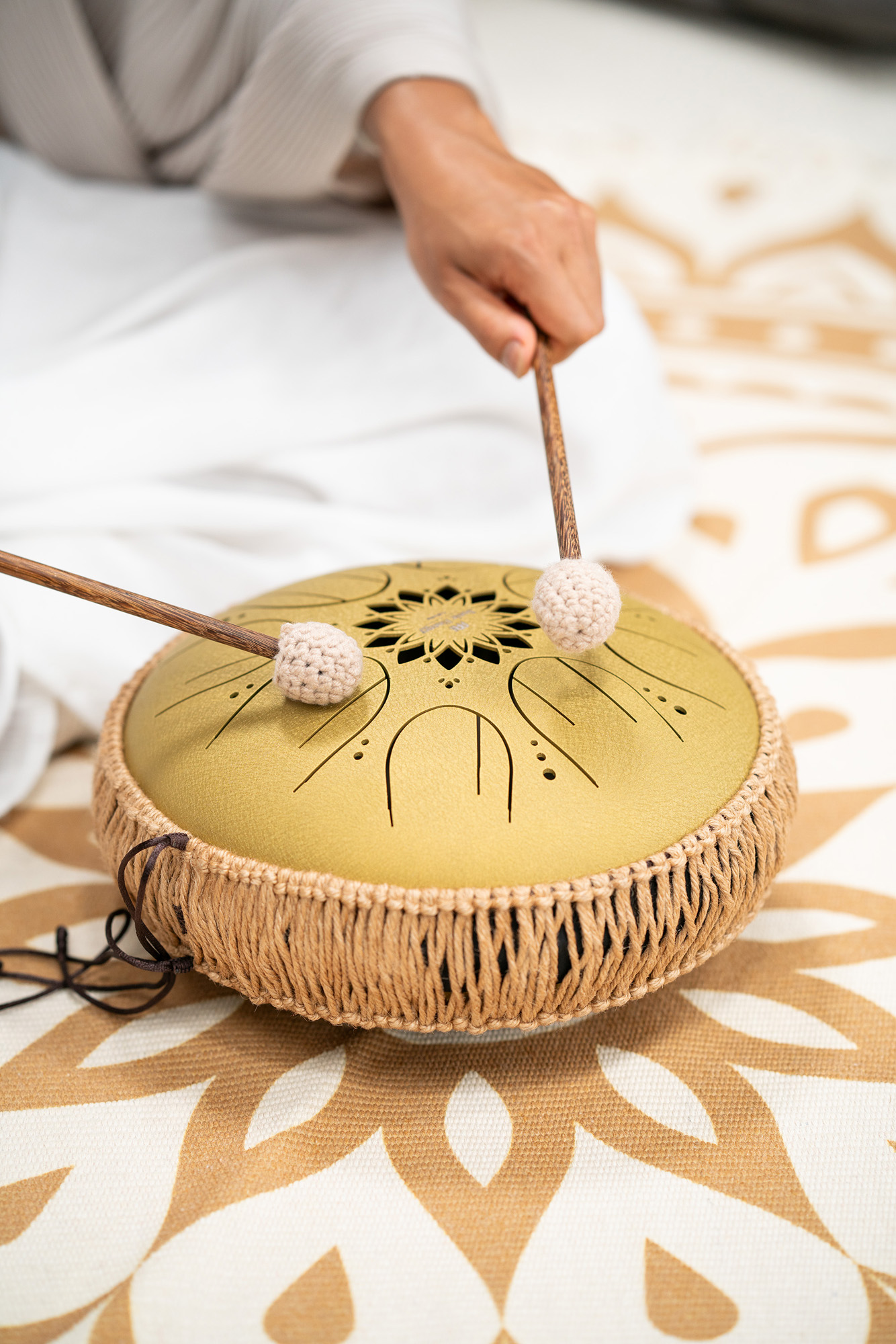 TONGUE DRUM MEDIUM OCTAVE SONIC ENERGY GOLD