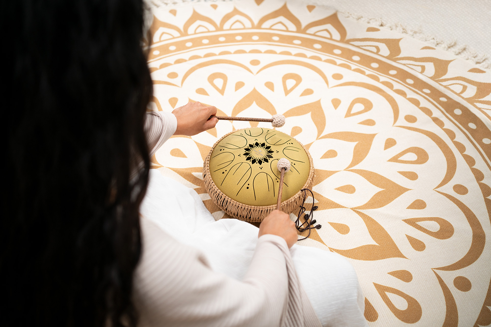 TONGUE DRUM MEDIUM OCTAVE SONIC ENERGY GOLD