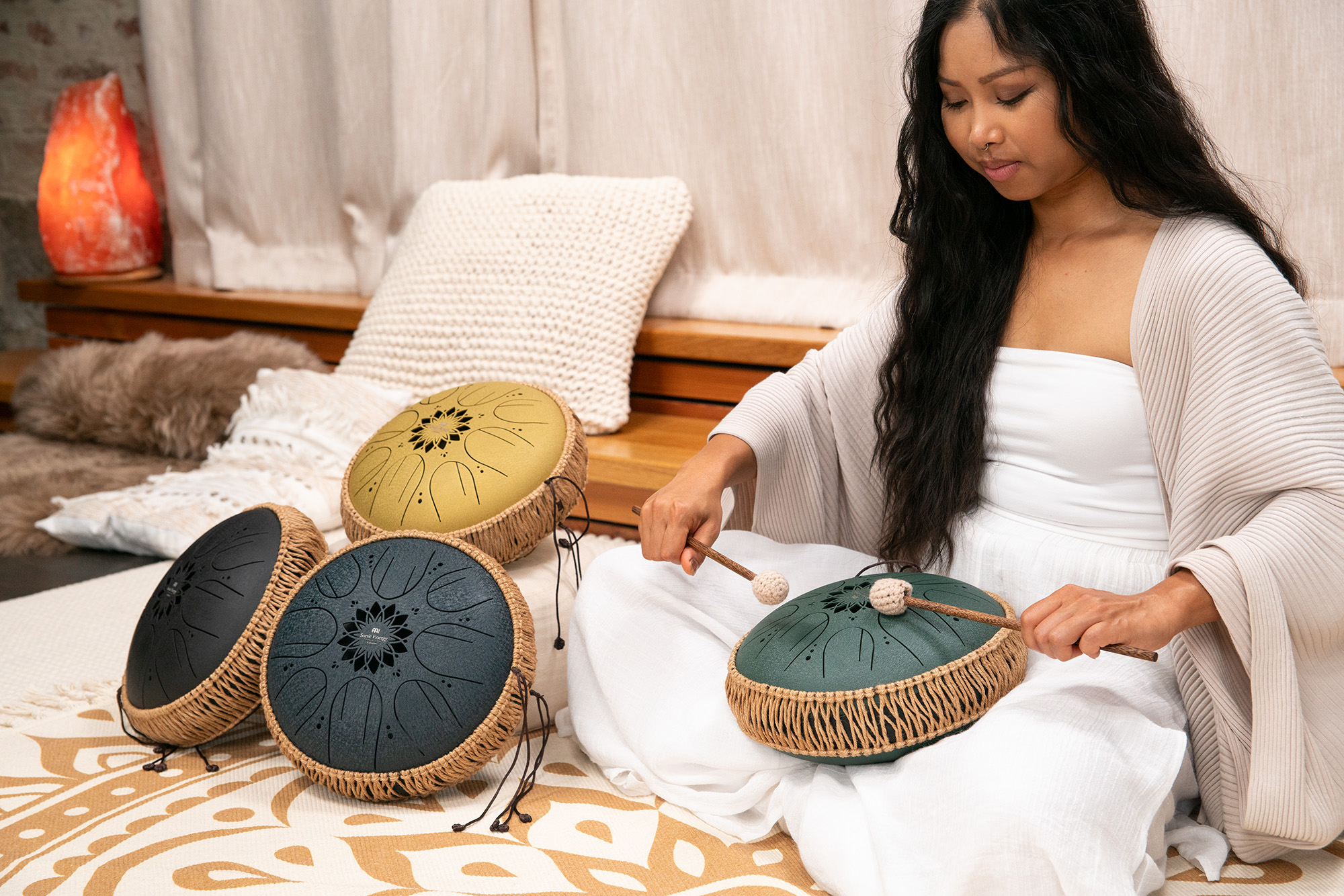 TONGUE DRUM MEDIUM OCTAVE SONIC ENERGY GOLD