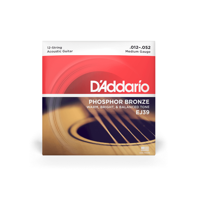 Cordes D\'Addario 12 cordes Phosphore Bronze 12 - 52