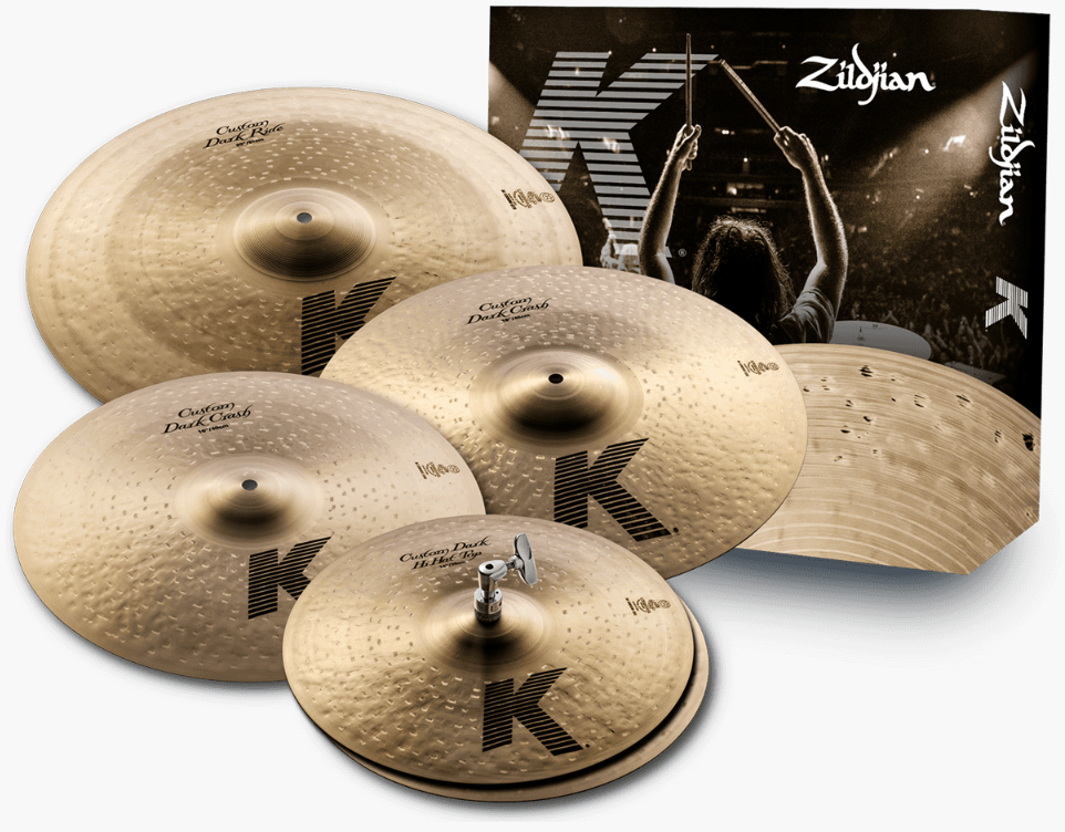 PACK CYMBALE K CUSTOM DARK ZILDJIAN
