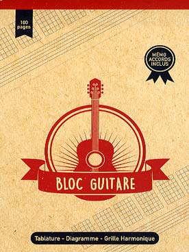 BLOCS MUSIQUE GUITARE 100 pages