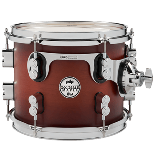 BATTERIE PDP BY DW CONCEPT MAPLE 6 fûts + hardware Satin Tobacco Burst