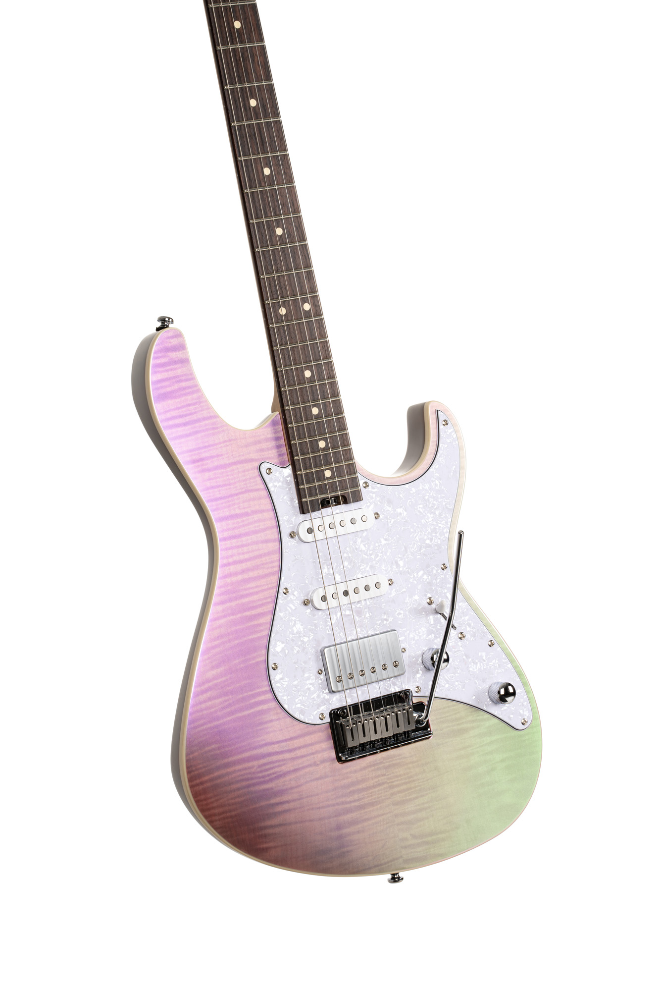 GUITARE CORT G280 SELECT TRANSPARENT CHAMELEON PURPLE