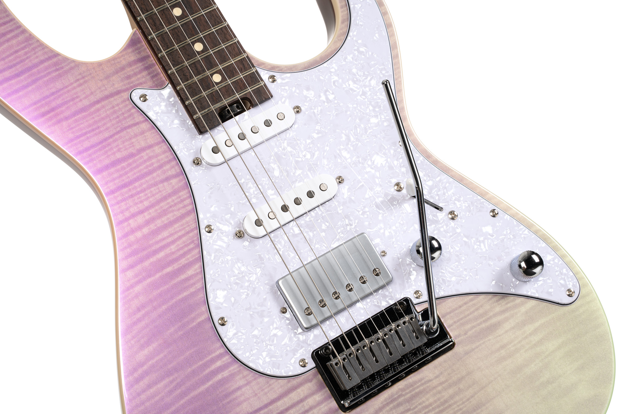 GUITARE CORT G280 SELECT TRANSPARENT CHAMELEON PURPLE