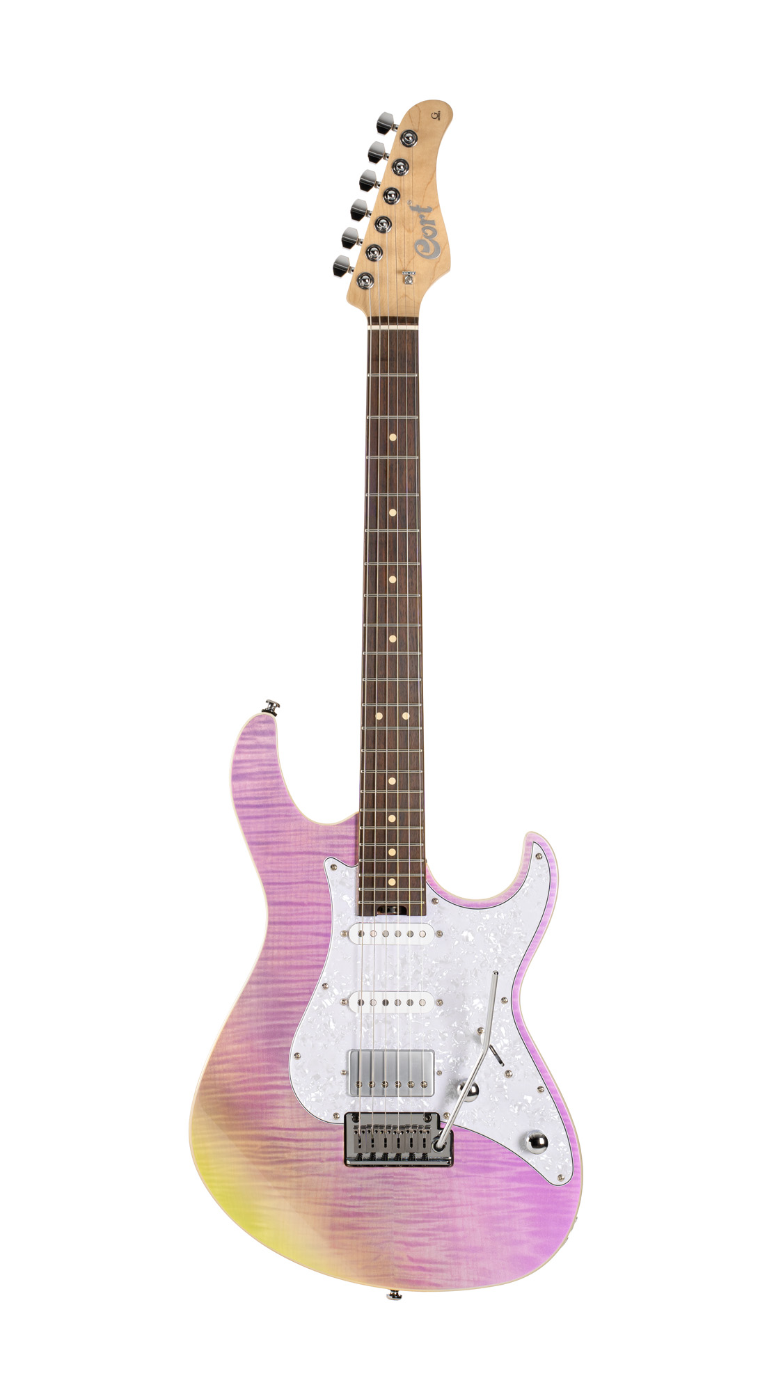 GUITARE CORT G280 SELECT TRANSPARENT CHAMELEON PURPLE