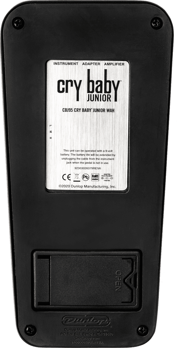 DUNLOP - CBJ95SB Standard - Cry Baby Junior Limited Black